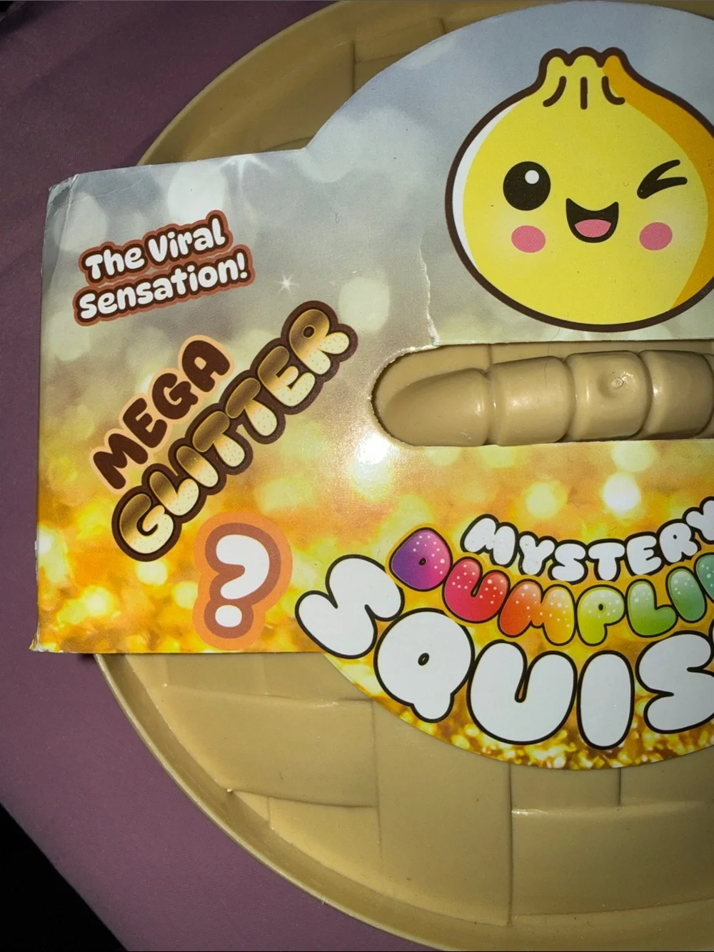 🛍 Mystery DUMPLING Squishy Mega Glitter Toy -WHAT COLOR WILL YOU GET?